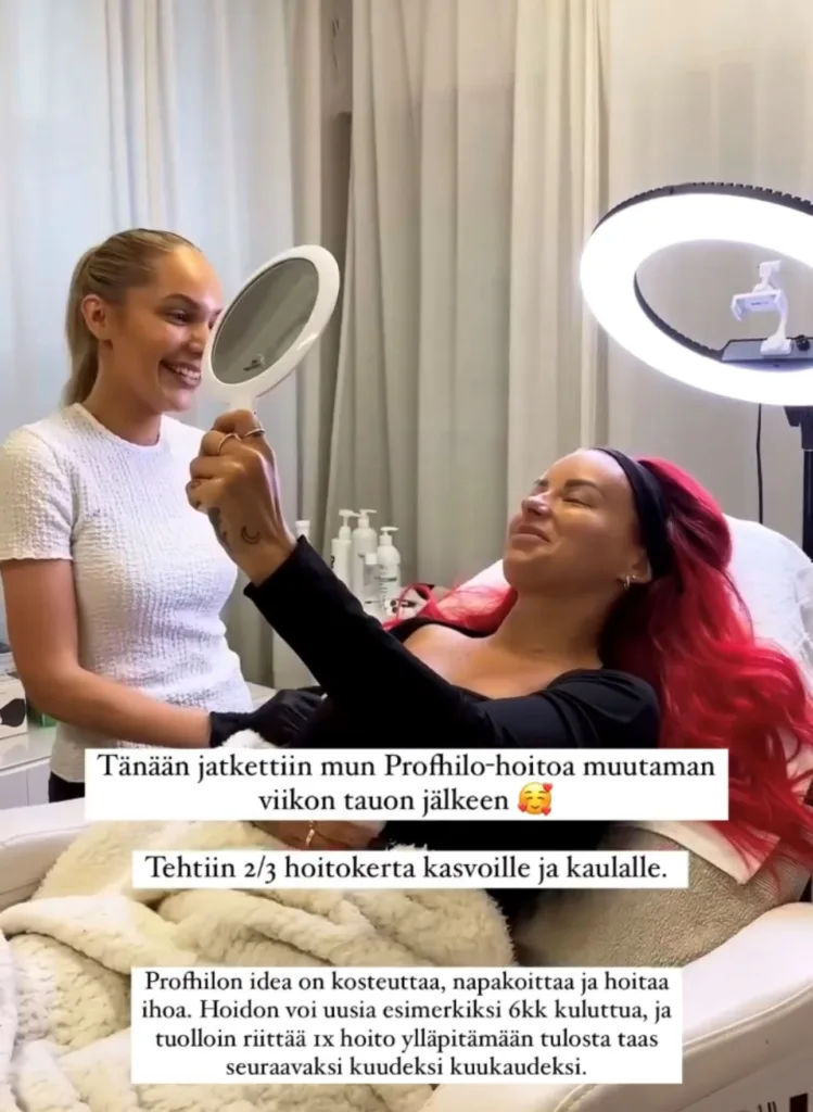 Profhilo hyaluronihappo, ihon kosteutus, esteettisethoidot Helsinki 2